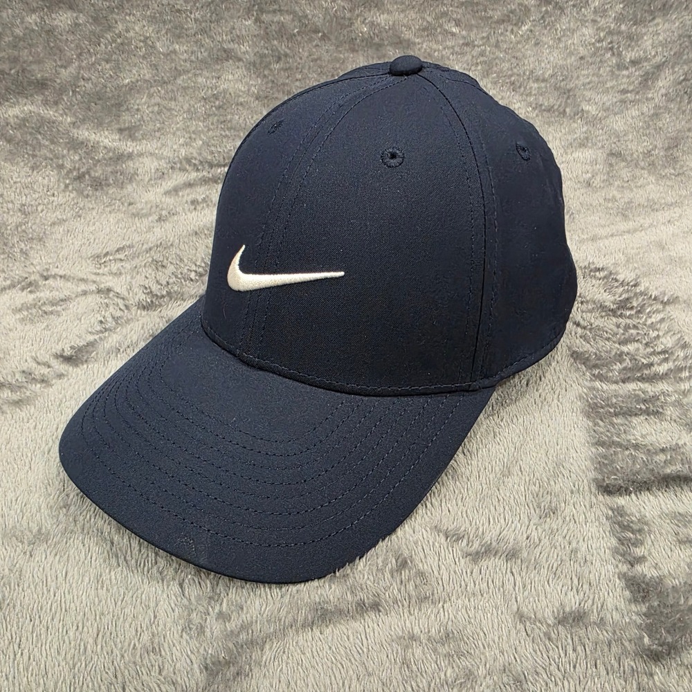 Nike Legacy91 Dri-FIT Hat Navy Blue Adjustable Golf Strapback Cap Swoosh Mens